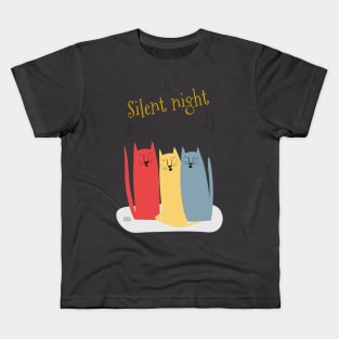 Cats Choir: Silent Night Kids T-Shirt